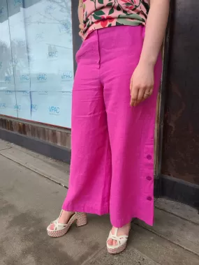 241473 Pink Linen Pant