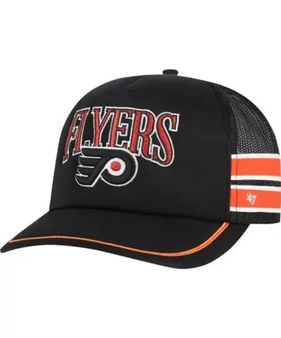 '47 Men's NHL Philadelphia Flyers Sideband Stripes Trucker Snapback Hat