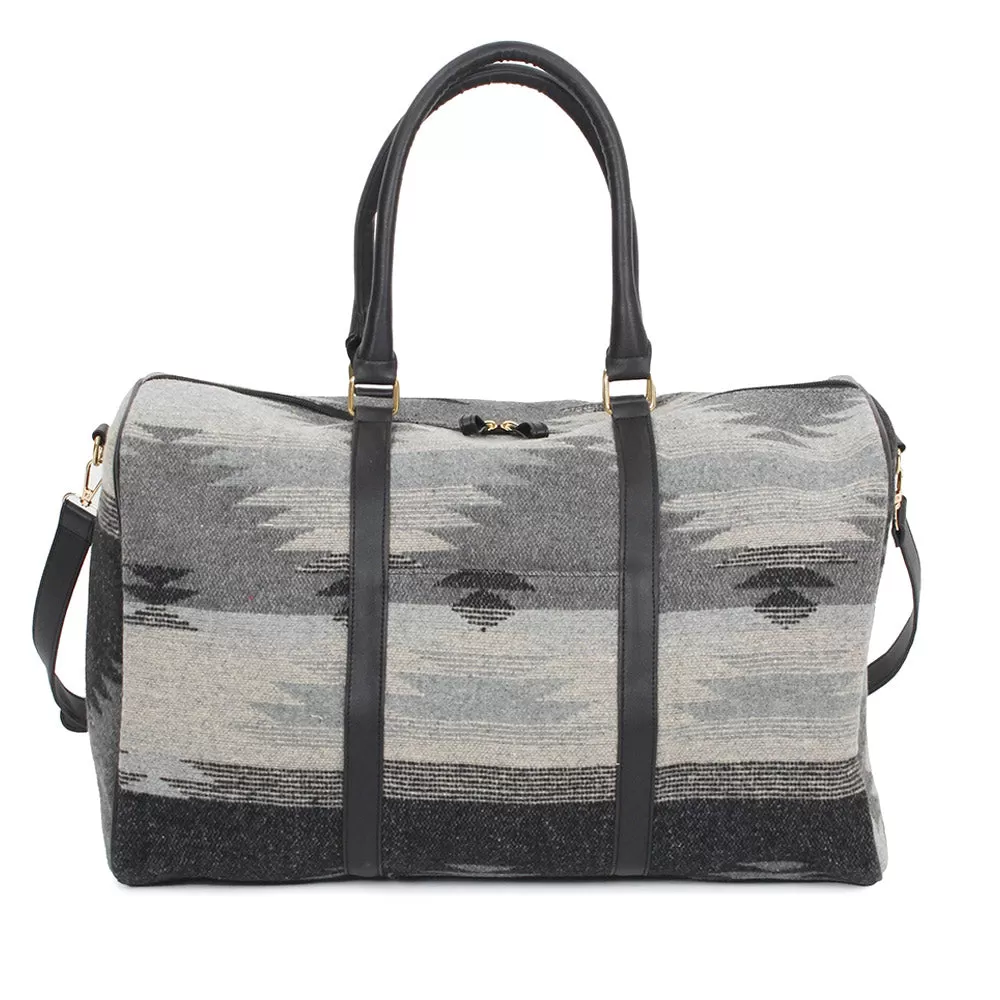 Aztec Patterned Duffle Travel Bags