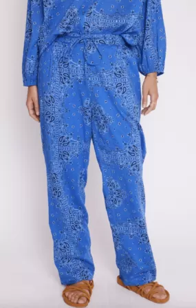 Berenice Pimpi Pant in Blue Bandana