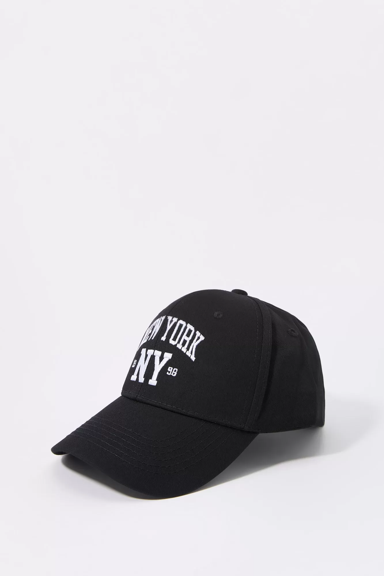 Black New York Embroidered Baseball Hat