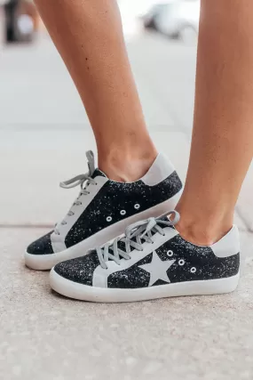 Black Skylar Star Sneaker