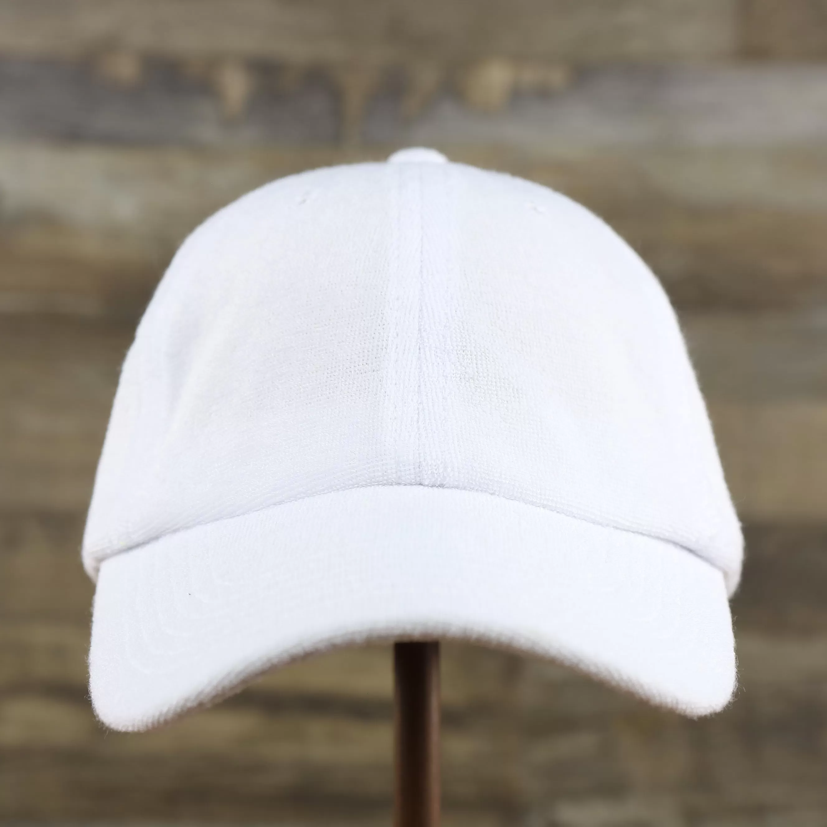 Blank Snow White Wash Cloth Baseball Hat | White Dad Hat