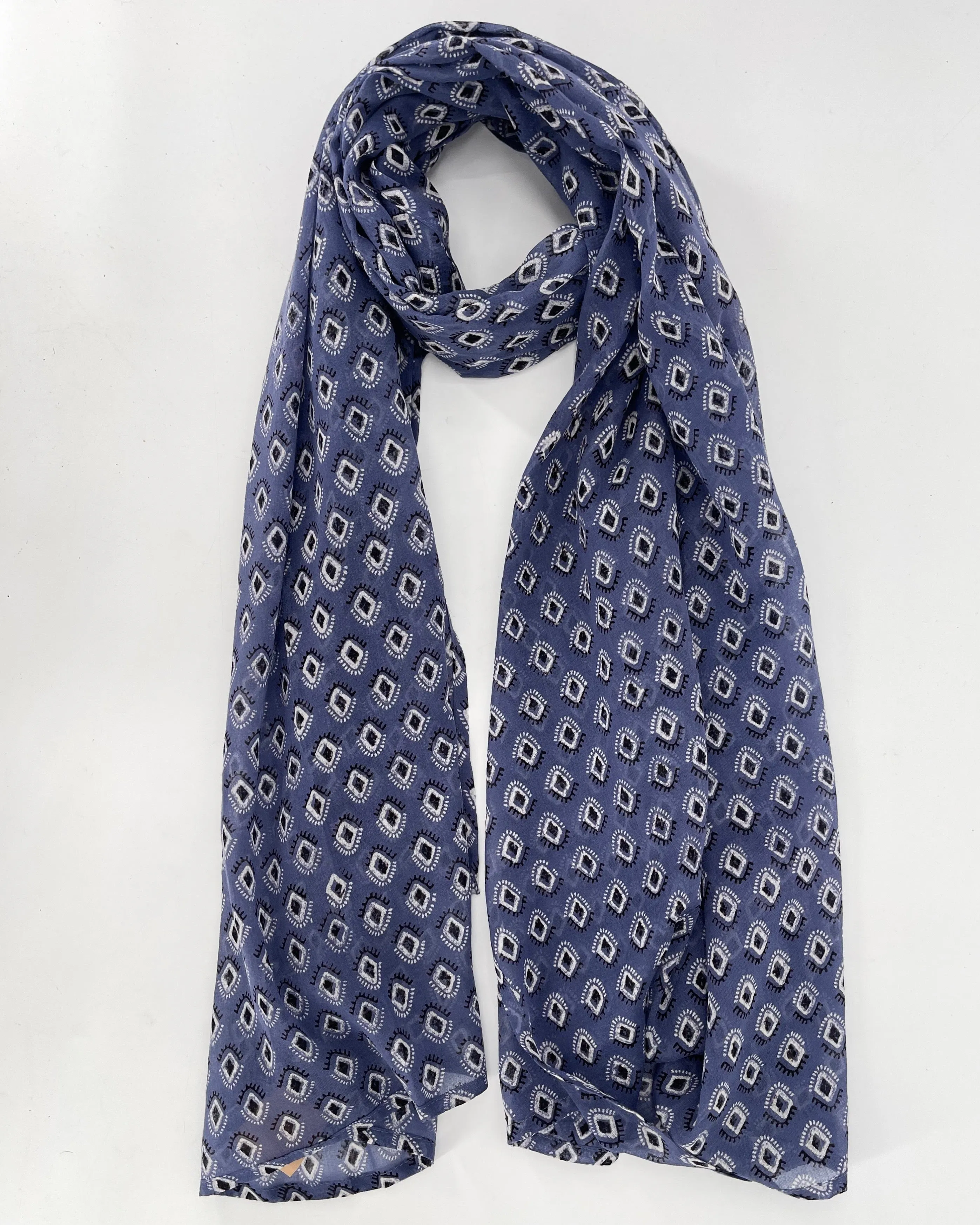 Block Printed Cotton Scarves