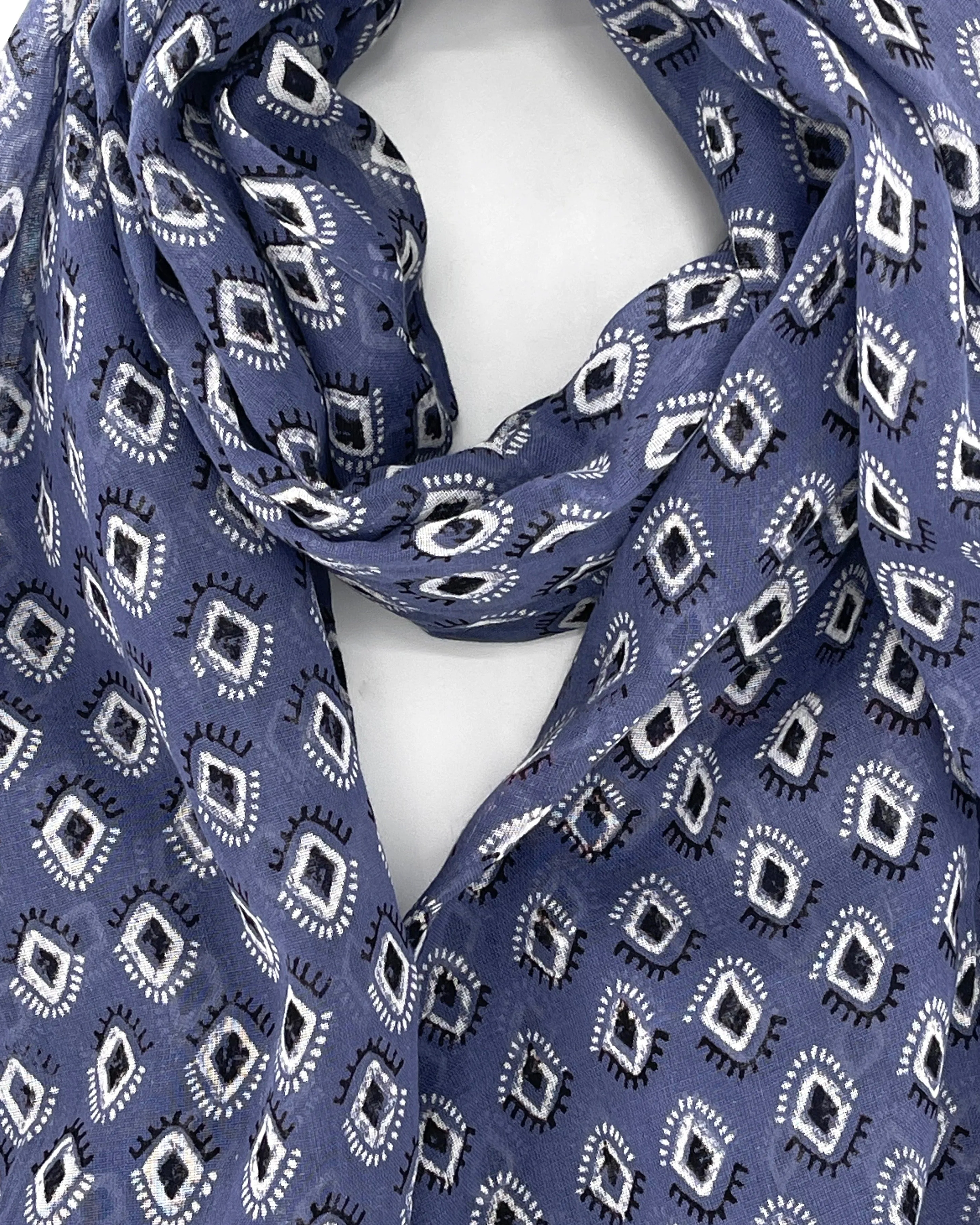 Block Printed Cotton Scarves