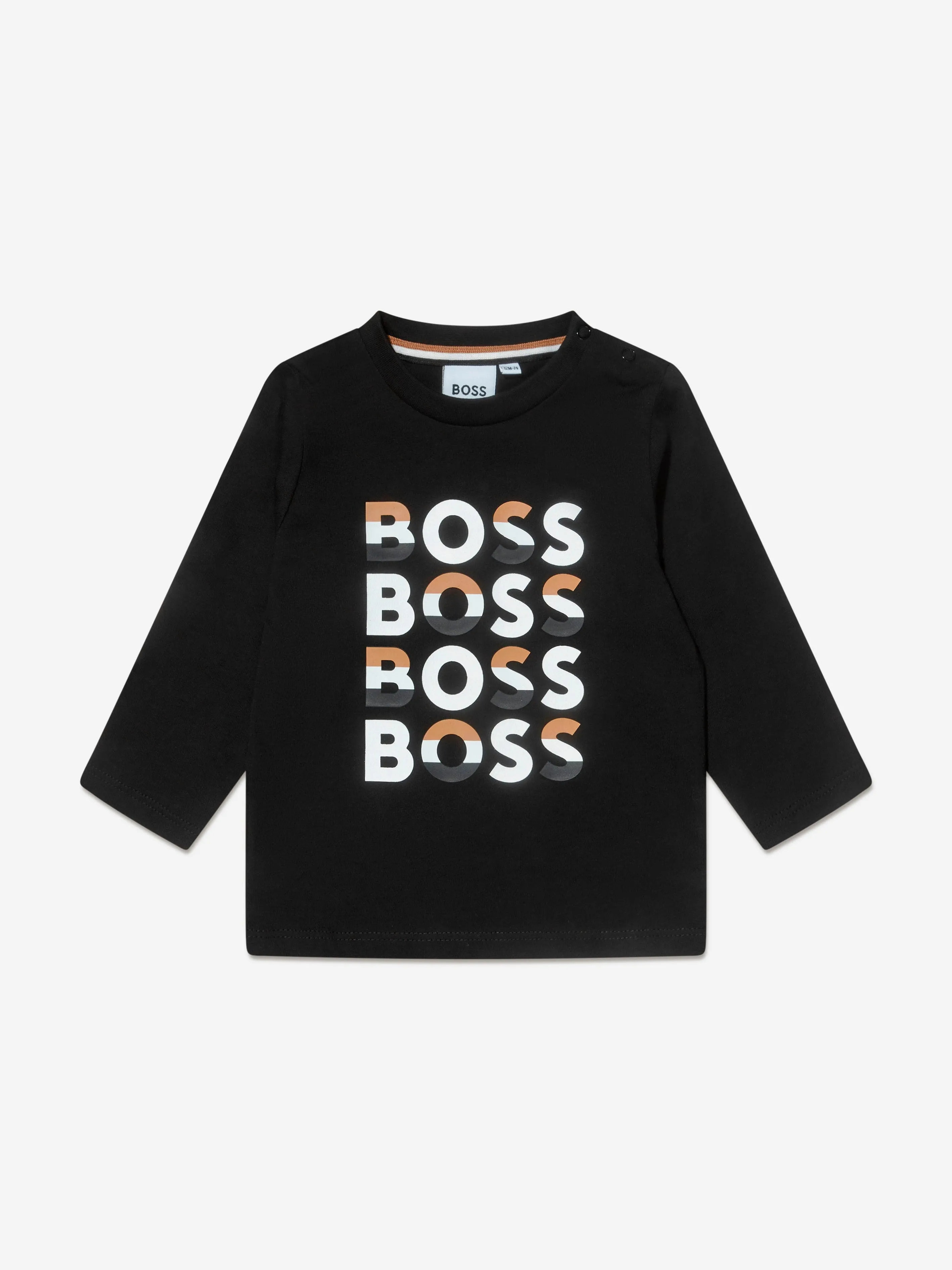 BOSS - Baby Boys Long Sleeve Logo T-Shirt | Childsplay Clothing