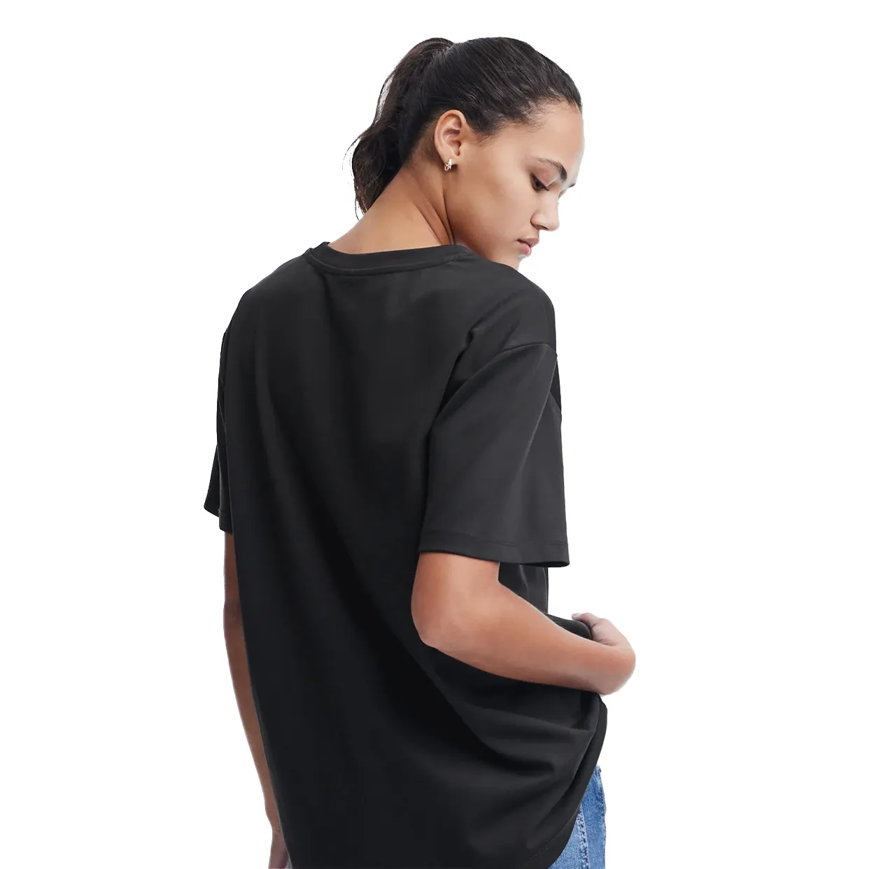 Boyfriend Oversized T-Shirt -Black