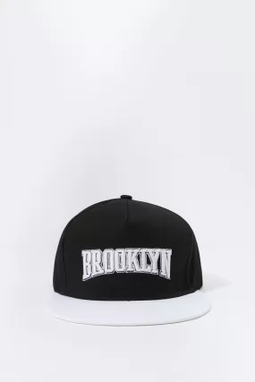 Brooklyn Embroidered Snapback Hat