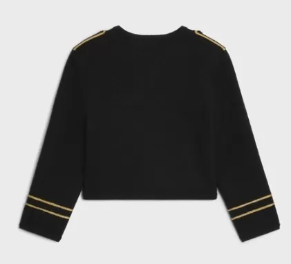 CELINE  |military cardigan jacket in wool