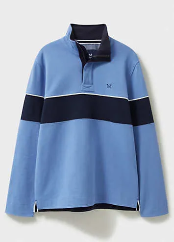 Chest Stripe Padstow Sweatshirt by Crew Clothing Company | Look Again