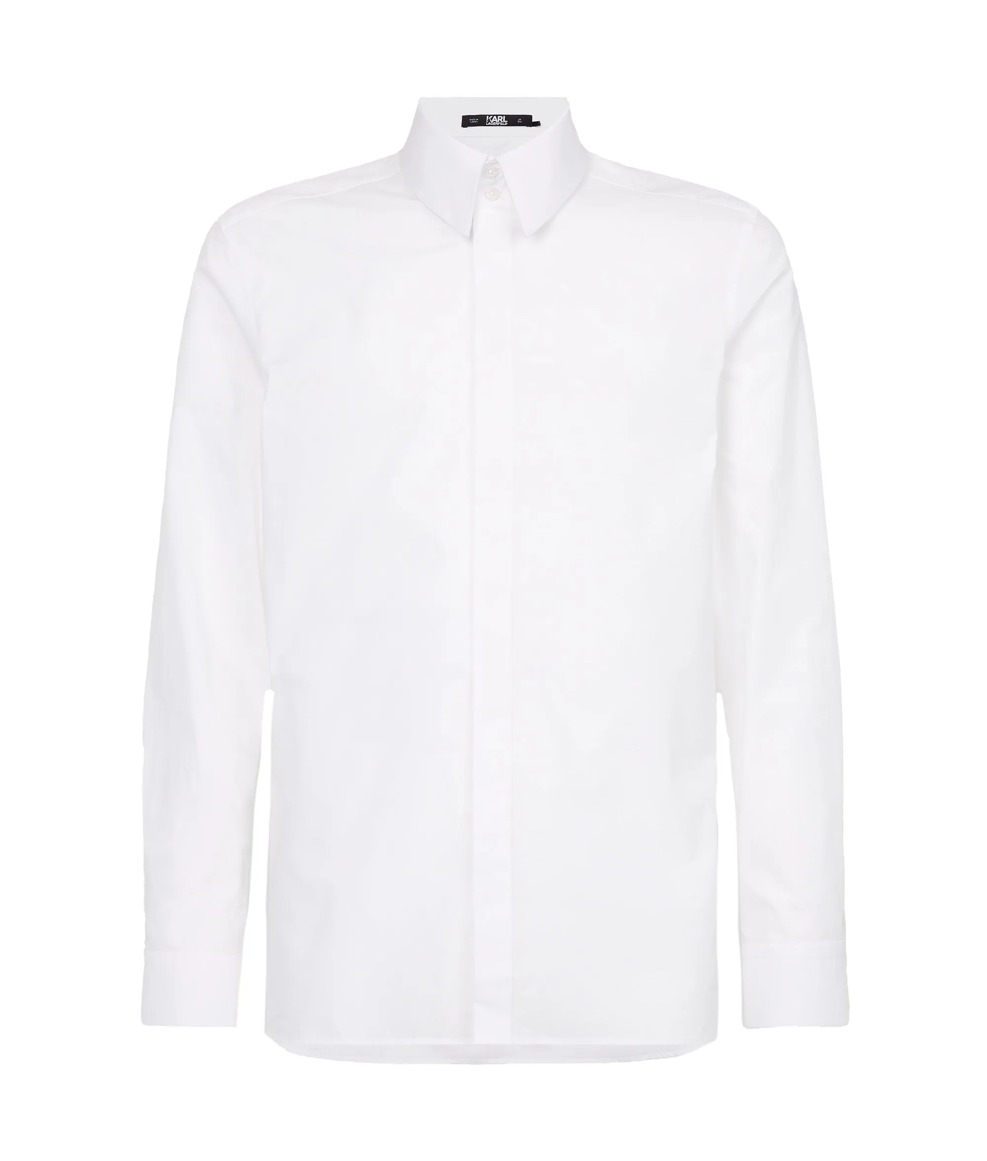 Classic Karl Poplin Shirt – White