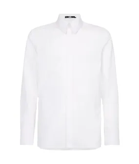 Classic Karl Poplin Shirt – White