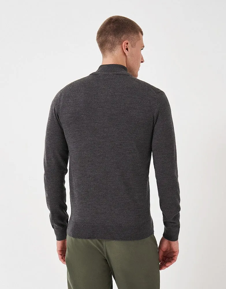 Crew Clothing Merino Half-Zip Jumper