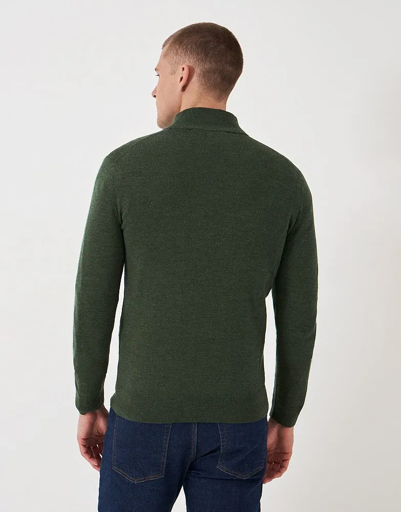 Crew Clothing Merino Half-Zip Jumper