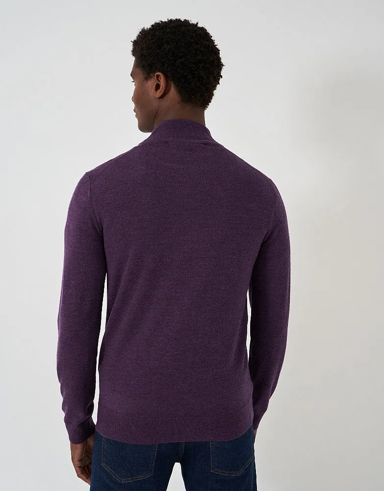 Crew Clothing Merino Half-Zip Jumper