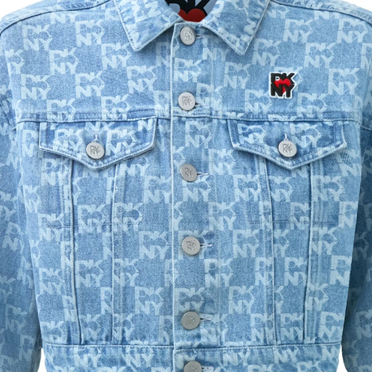 Denim Logo Jacket -Blue