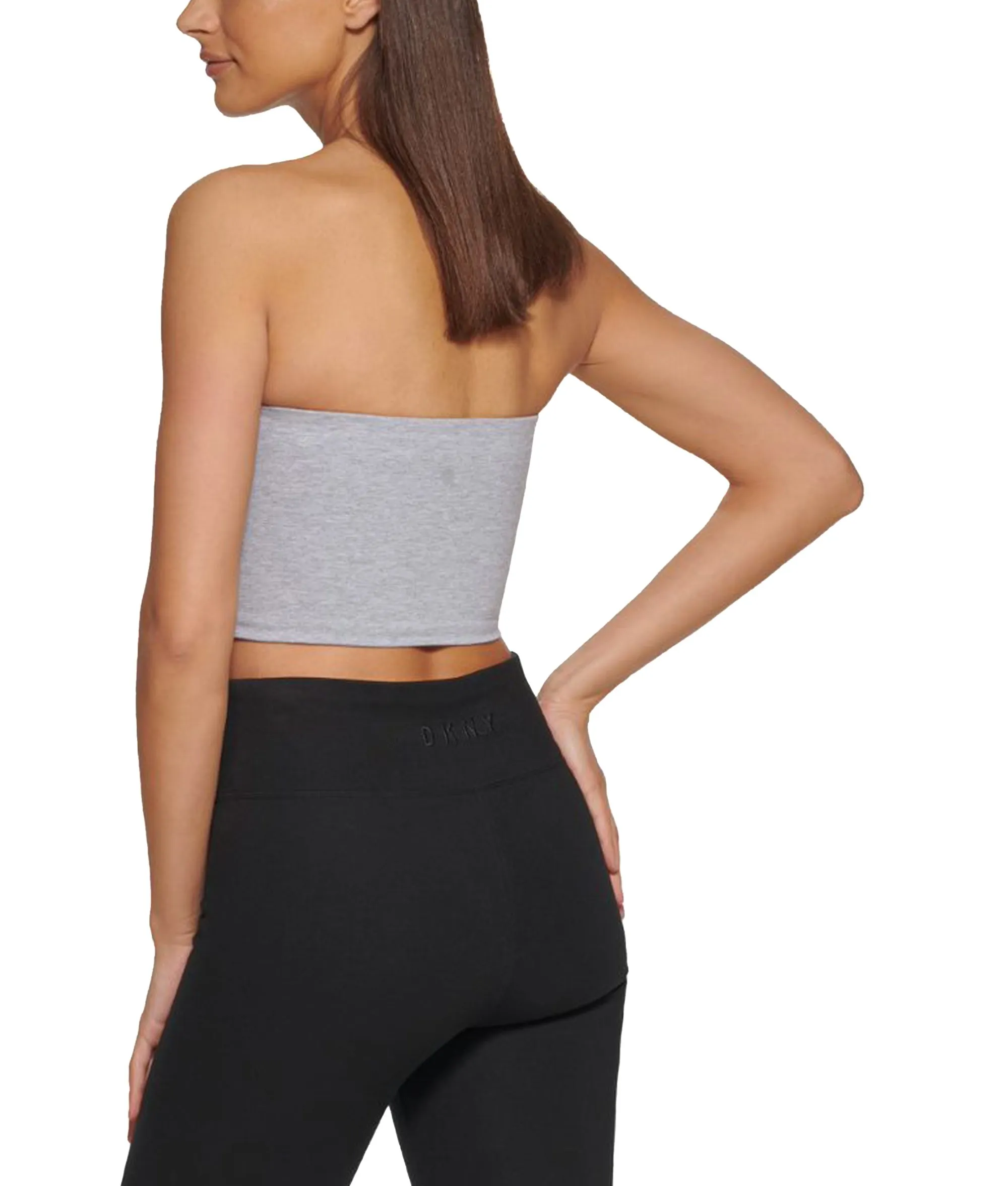 DKNY Sport Logo Tube Top -Grey