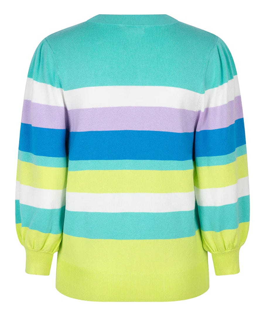 Esqualo Pool Blue Striped Sweater- SP2407024 627