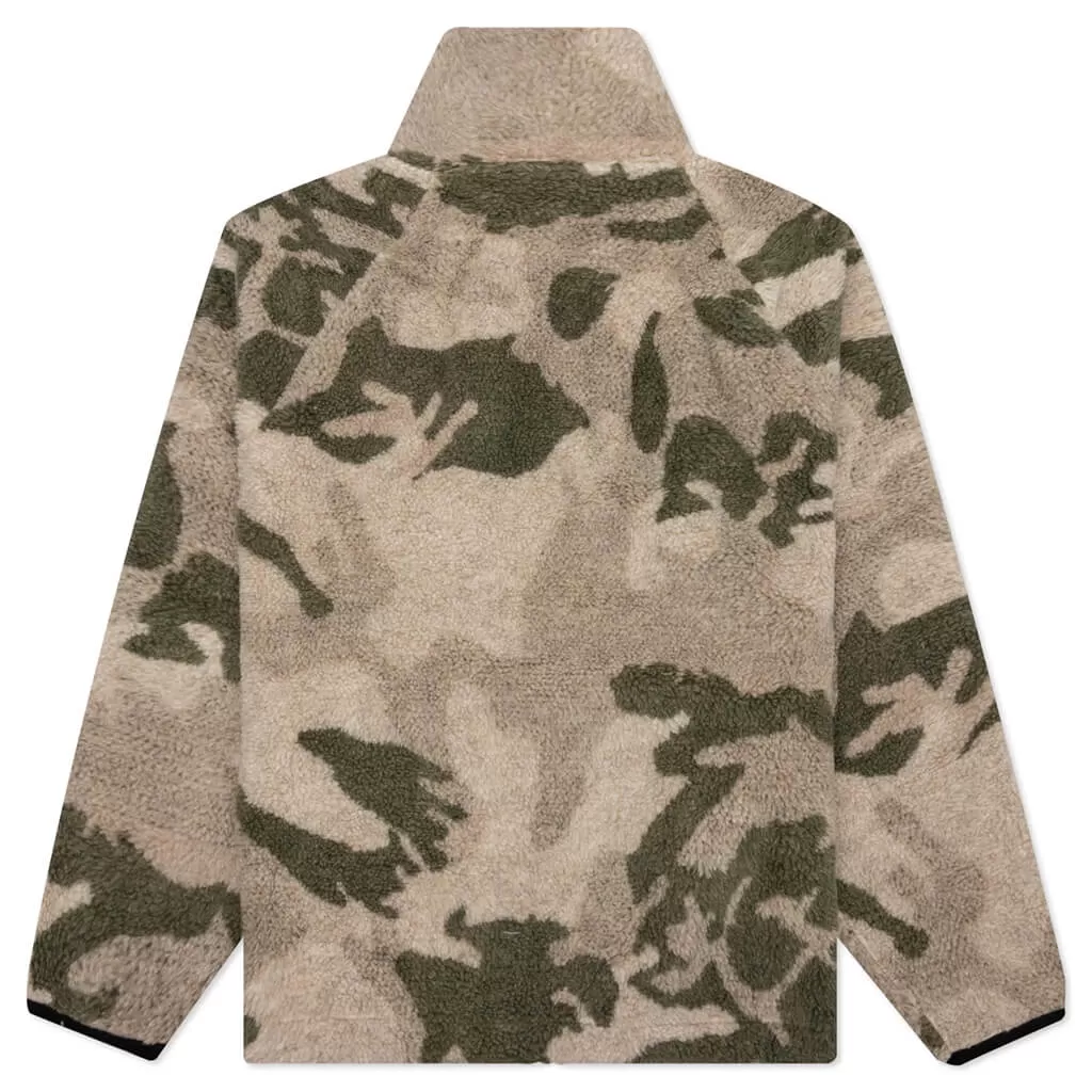 Essentials Polar Fleece Full Zip Jacket - Camo