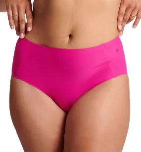 Evelyn & Bobbie High-Waisted Retro Bikini Panty (1704) - Wildflower Pink