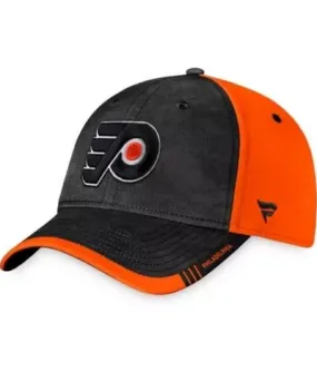 Fanatics Men's NHL Fanatics Black/Orange Philadelphia Flyers Authentic Pro Rink Flex Hat