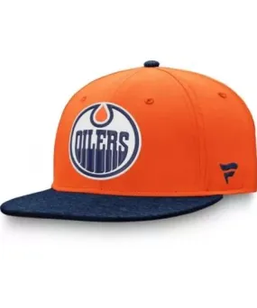 Fanatics Men's NHL Fanatics Edmonton Oilers Logo Authentic Pro Locker Room Fitted Hat