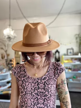 Felt Medium Brim Fedora Hat