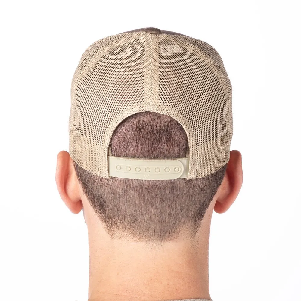 Fire Country As Seen On Leather Patch Trucker Hat