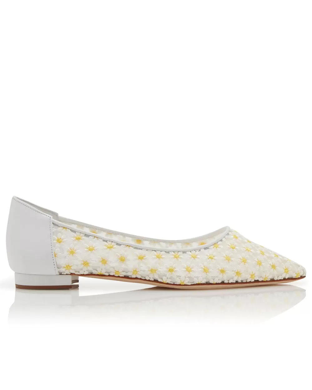 Floretta Flat in White