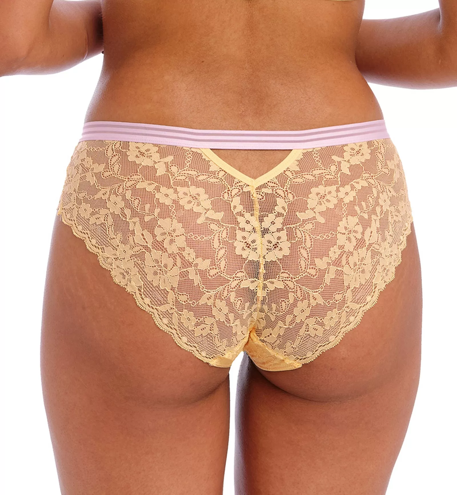 Freya Offbeat Lace Brief (5455) - Lemon Fizz