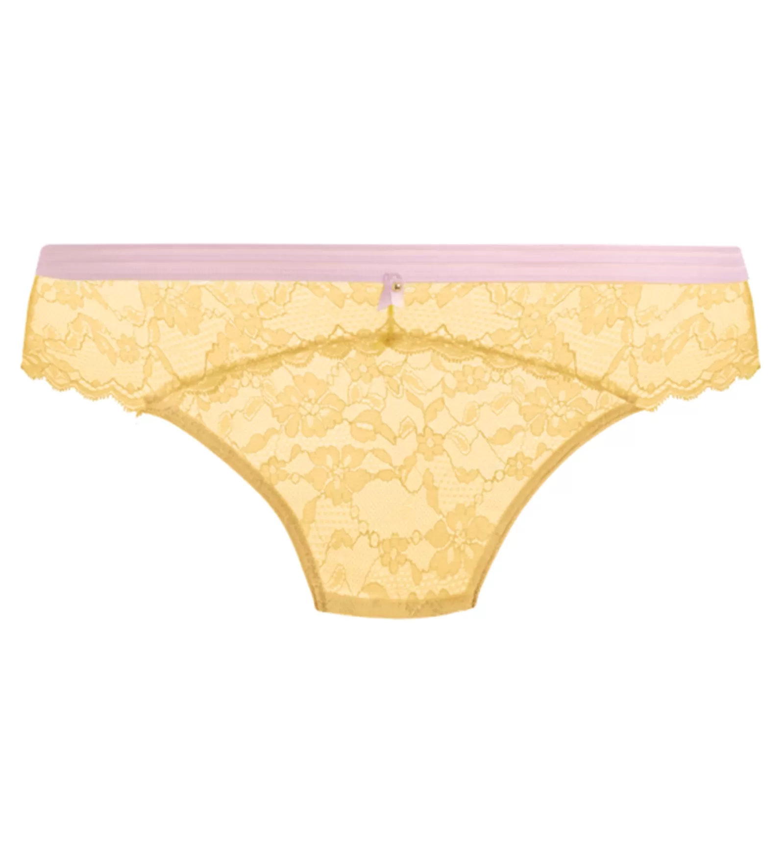 Freya Offbeat Lace Brief (5455) - Lemon Fizz