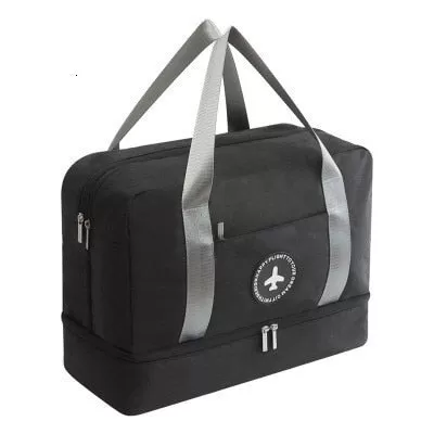 Glossy Gym Bag Dry Wet Travel Fitness Bag For Men & Women