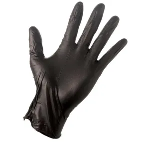 Grease Monkey Disposable Black Nitrile Gloves - Large - 100 ct