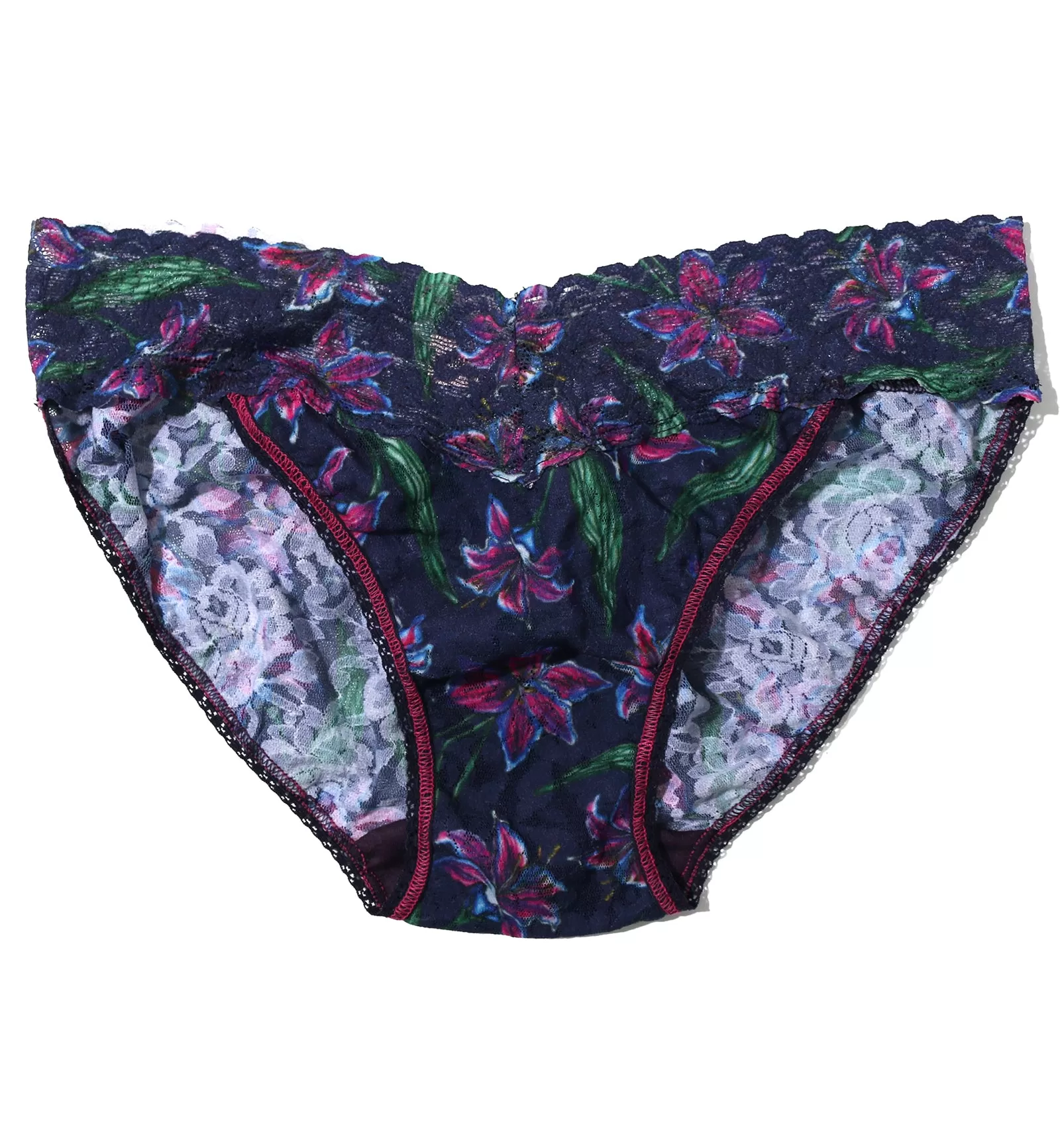 Hanky Panky Signature Lace Printed Vikini (PR482374) - Twilight Blooms