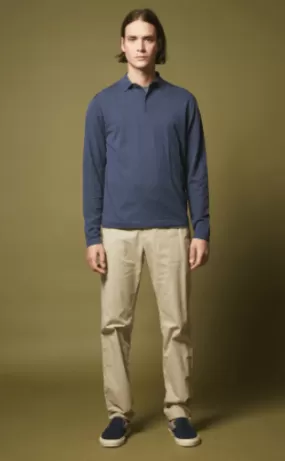 Hartford Cotton Twill Tobby Pant in Dune