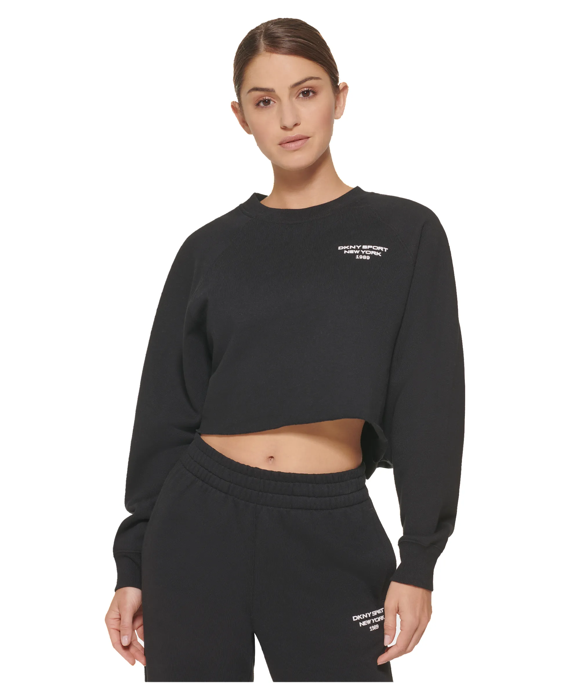 HD Mini 1989 Logo Cropped Pullover – Black