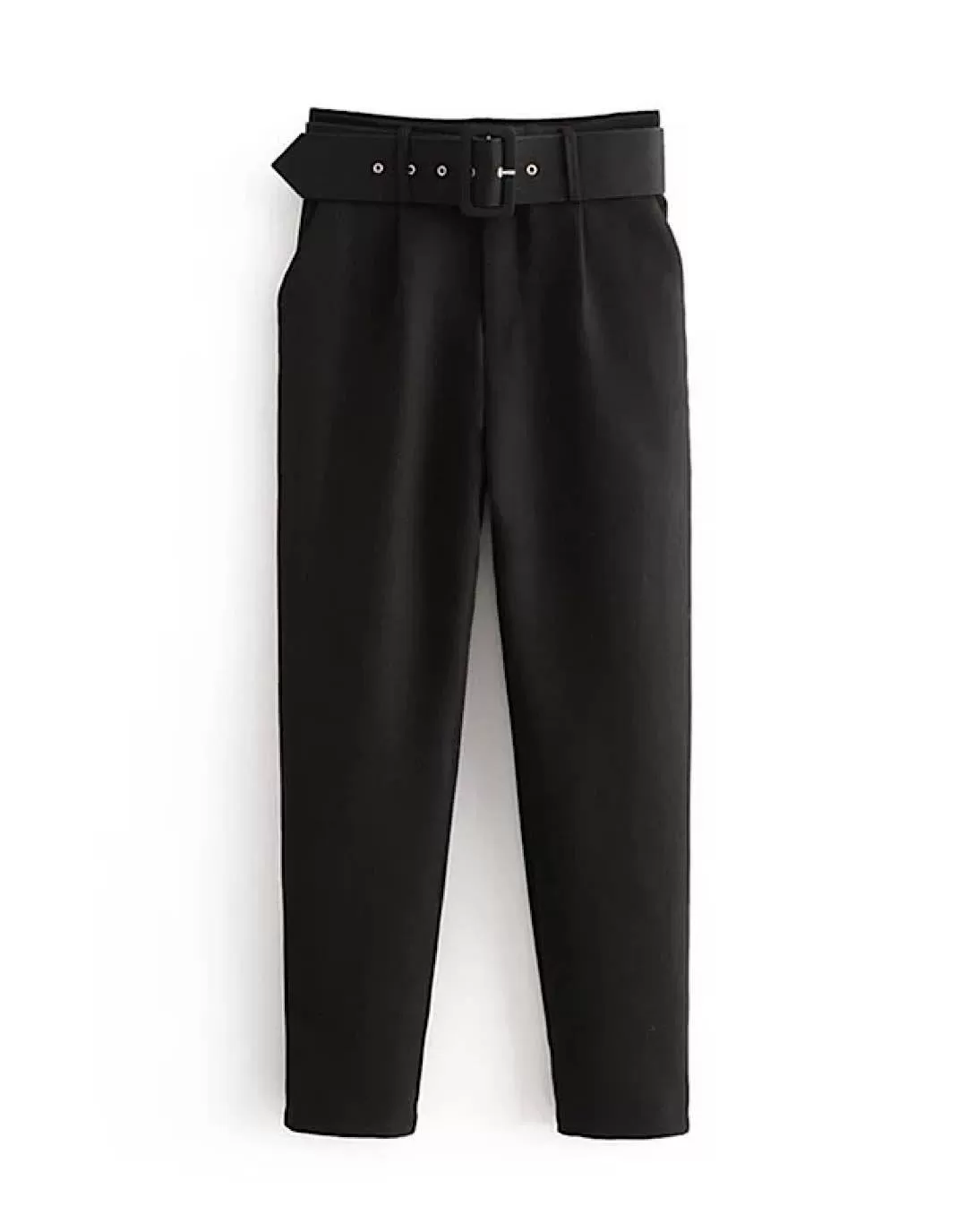 High Waisted Office Style Slim Pants