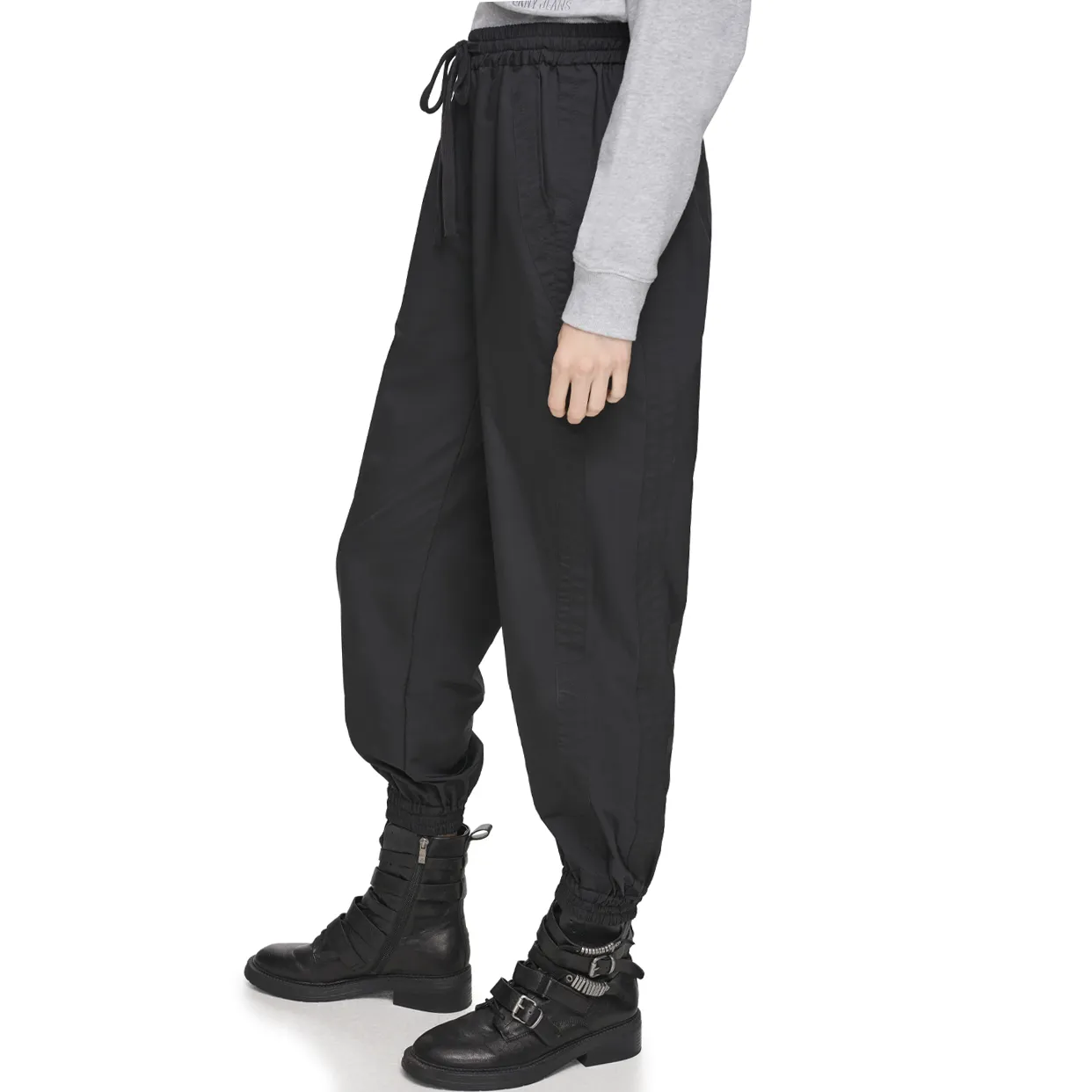 High Waisted Trousers -Black