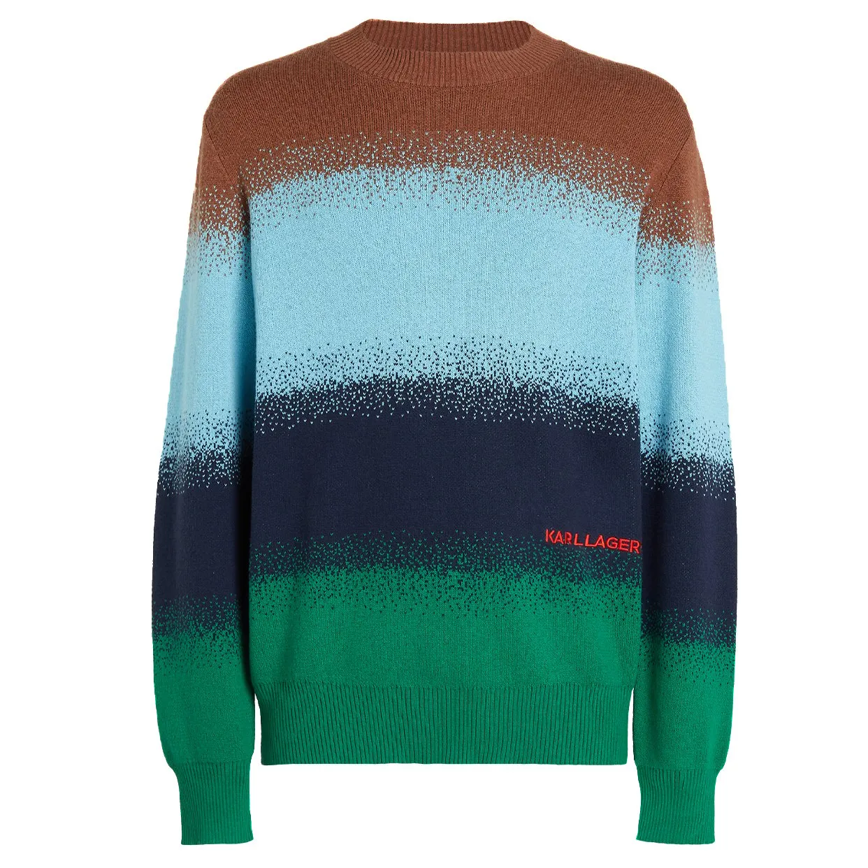 Karl Gradient Stripe Sweater -Multi