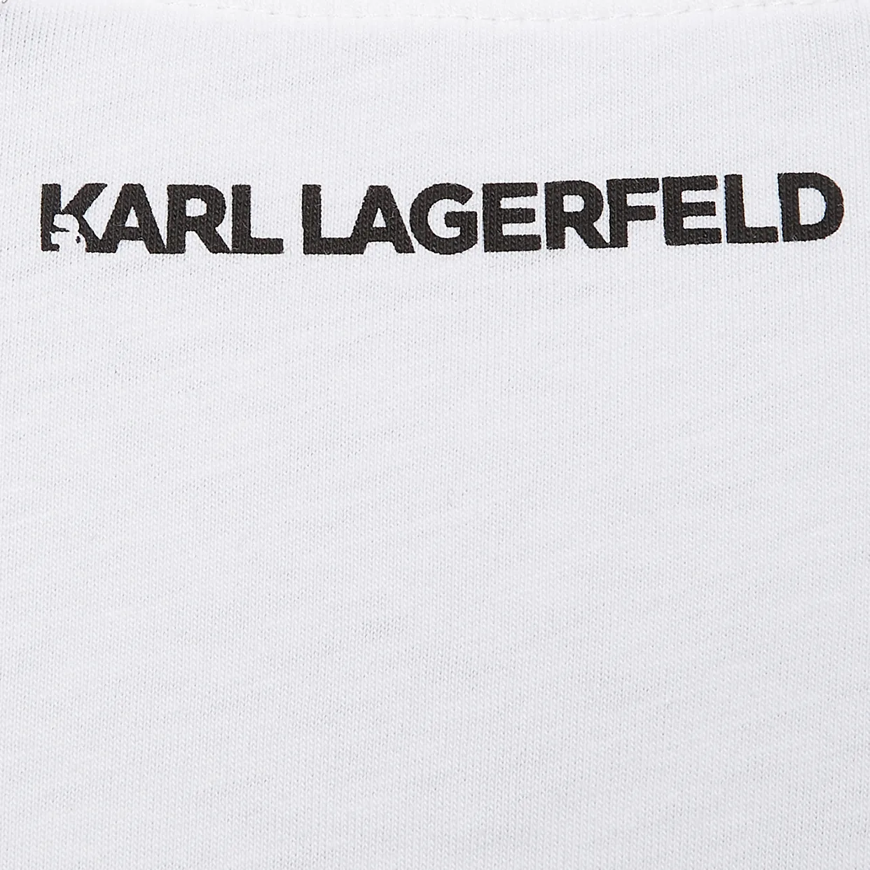 Karl Ikonik Print T-Shirt -White