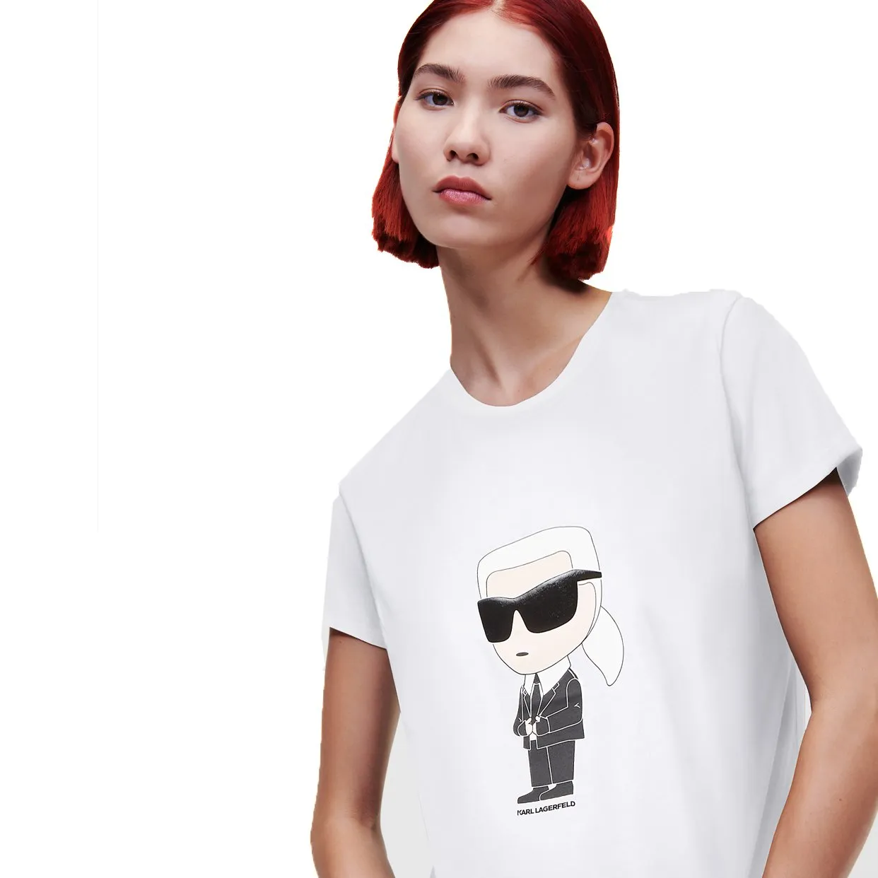 Karl Ikonik T-Shirt -White