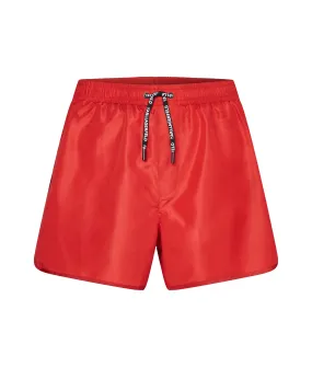 Karl Logo Tape Board Shorts – Red