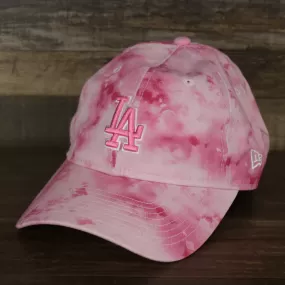 KIDS Los Angeles Dodgers 2022 Mother’s Day On-Field 9Twenty Youth Dad Hat | Pink Tie Dye