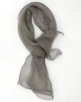 Knit Faux Metal Scarves