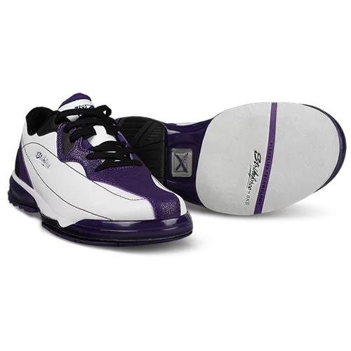 KR Strikeforce Dream White/Purple Left Hand High Performance Women's Bowling Shoes