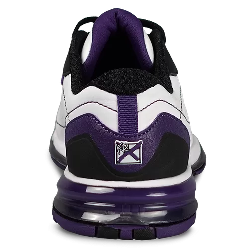 KR Strikeforce Dream White/Purple Left Hand High Performance Women's Bowling Shoes