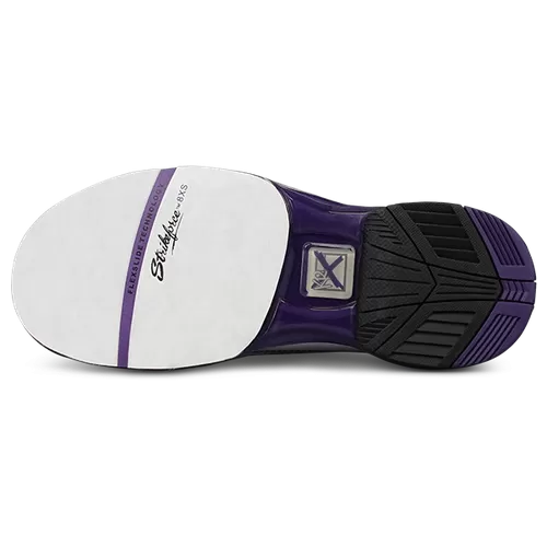 KR Strikeforce Dream White/Purple Left Hand High Performance Women's Bowling Shoes