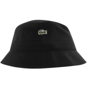 Lacoste Logo Bucket Hat Black