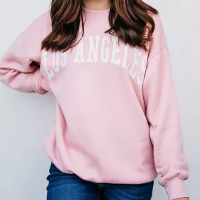 Los Angeles Oversized Sweater Pink