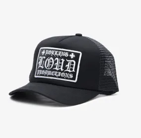 Loud Hearts Black Trucker Hat